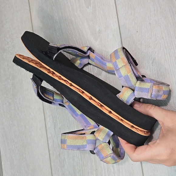 Teva Women's Original Universal Multicolor Sandals Hook&loop Sandals Shoes Sz 7 - Picture 7 of 9